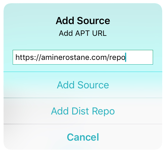 Adding the Showcase source in Sileo